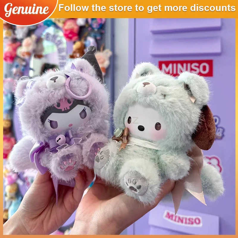 Sanrio New Island Fox Vinyl Plush Blind Box Toy My Melody Cinnamoroll/Kuromi Cute Anime Doll Holiday Birthday Friend Gift H251217