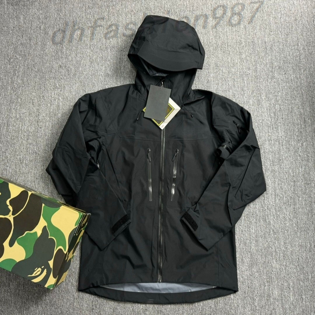 Designer Men Jacket Three Layer Outdoor zipper jackets Waterproof warm Jackets For sports Women SV/LT GORE-TEXPROS Jacket Male Casual Lightweight Hiking