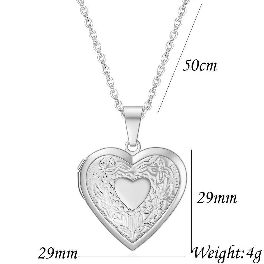 Stainless Steel Love Charm Open Heart Pendant Necklace For Women Jewelry Accessorie Valentines Day Anniversary Gift G251217