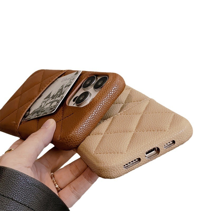 Melard Color Series Small Fragrance Style Compatible with Apple 17 Pro Max Phone Case iPhone 16 Leather Card Slot 15 Cross-Border