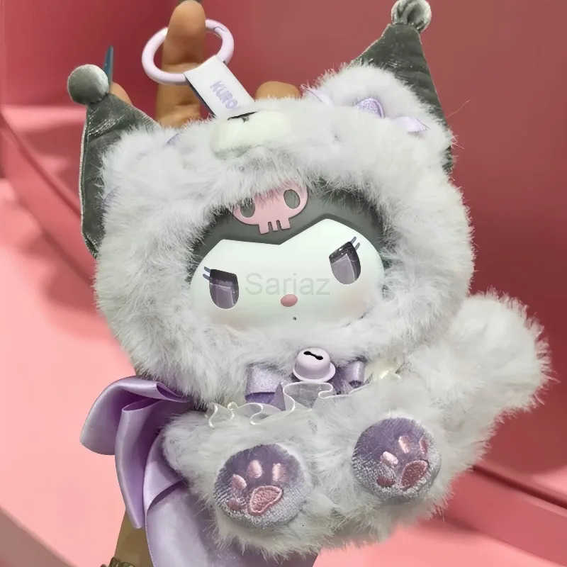 Sanrio Original Genuine Characters Fox Island Series Vinyl Plush Blind Box Anime Figure Kt Melody Kuromi Toy Girl Gifts In Stock H251217