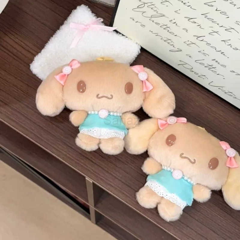 Sanrio cafe Series Mocha bunny Cinnamoroll Plushies toy pendant Soft Stuffed Mocha dog Plush Toy bag Accessories Gift H251217