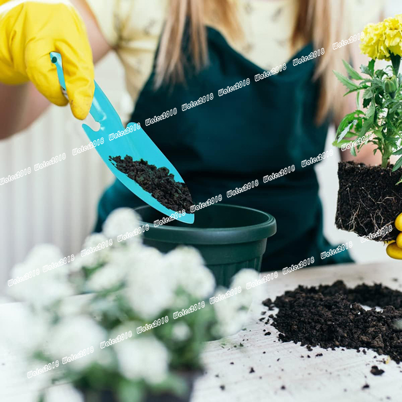 Mini Colorful Trowel Metal Garden Hand Shovels Garden Tools For Kids Teens Adults Soil Planting Sand Box 2.6 x 1.2 x 7.7 inches