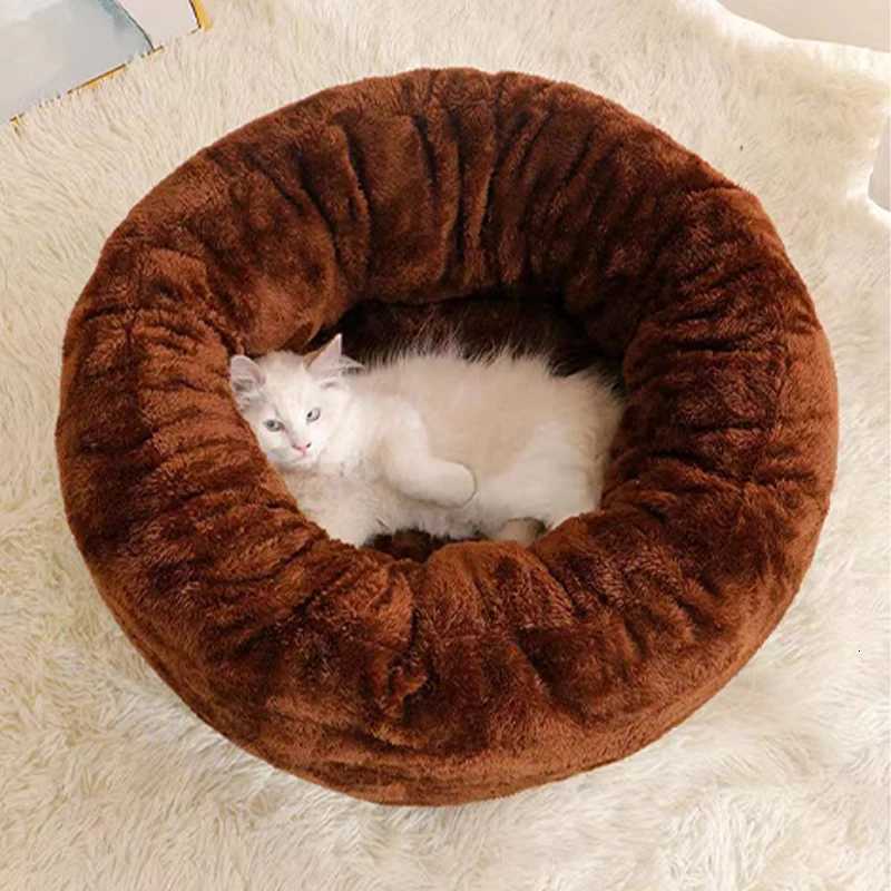 Round Softness Pet Bed Household Washable Pet Products Thick Warm Soft Dog Bed Sofa Cushion Winter Dog Cat Accessories Decor M251217