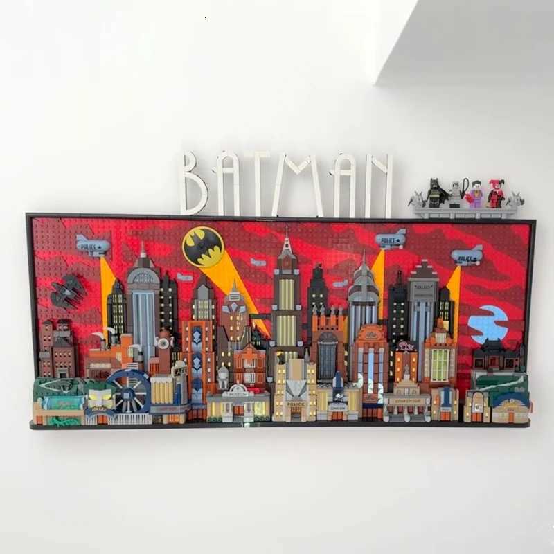 2025 New 76271 The Animated Series Gotham CiTY Building Blocks Toy Advanced Ornamental Wall H Christmas gift X251216