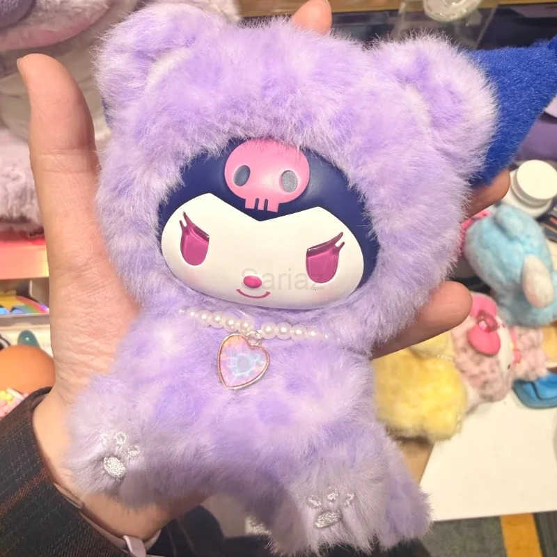 Sanrio Characters Forest Animals Series Vinyl Face Blind Box Cute Kuromi Anime Figur Melody Surprise Bag Pendant Keychain Toys H251217