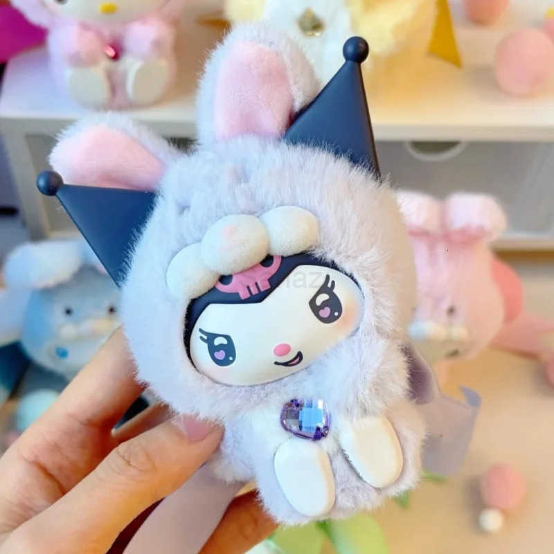 Sanrio Original Character Diamond Bunny Baby Series Blind Box Vinyl Pendant Anime Figure Decoration Christmas Gifts Toys H251217