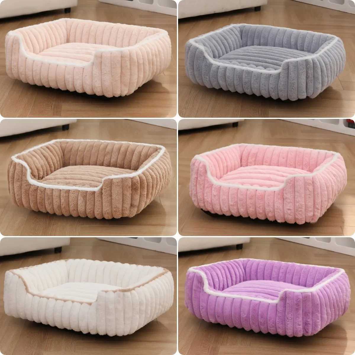 Cat Dog Nest Beds All Seasons Dog Shell Dog Pets Winter Warm Plush Soft And Comfortable Pet Bed Deep Sleep Cat Nest Supplies M251217