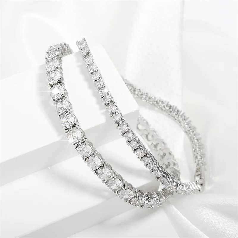 ZAKOL 25/4mm Hip Round Cubic Zirconia Tennis For Women Exquisite Sparkling CrystalFashion Jewelry Pulseras Mujer M251217