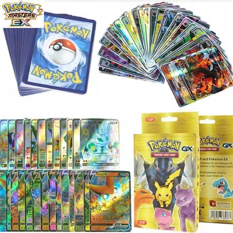 Pokemon Card Tag GX Pokmon Pikachu VMAX Charizard Pokmon Vermilion Toy Card L251217CMOG