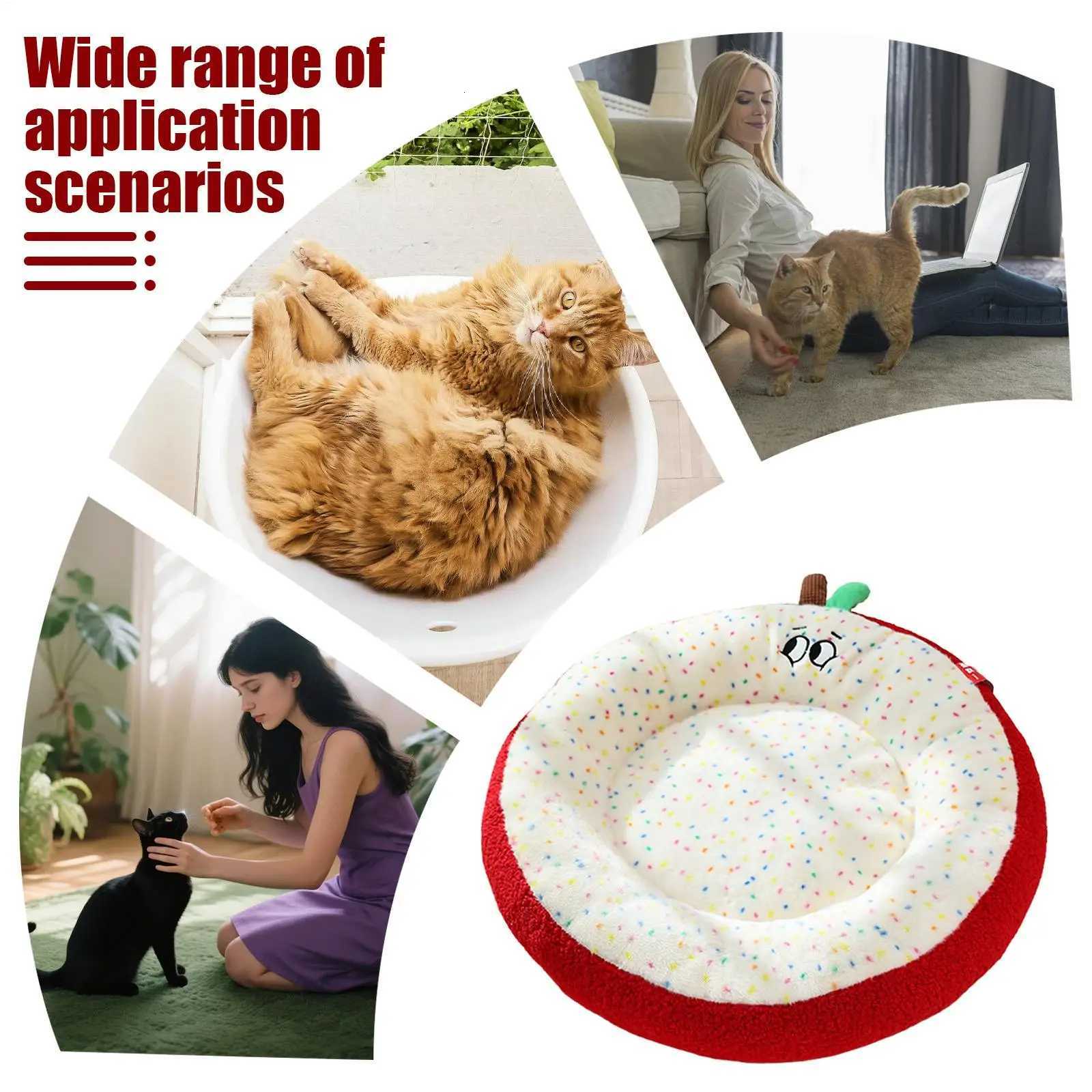 Cat Bed Anti-Slip Sleeping Nest Pet Supplies Warm Cat House Nest For Animal Indoor Living Room Bedroom Balcony Apartment Home M251217