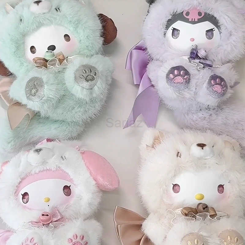 Sanrio IN STOCK Characters Fox Island Blind Box Cinnamoroll Kuromi Vinly Plush Pendant Bag Anime Doll Keychain Mystery Box Toys H251217