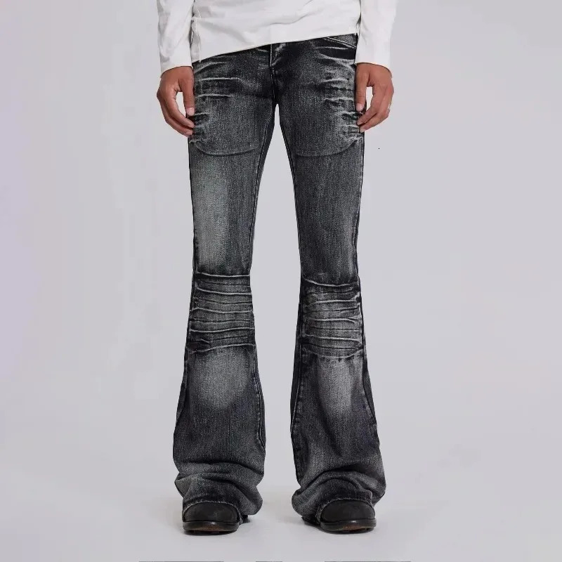 Y2k Vintage Jeans Washed Gradient Harajuku Embroidery Denim Pants 2000s men women Gothic High Street Wear Hip hop Wide Leg 251205