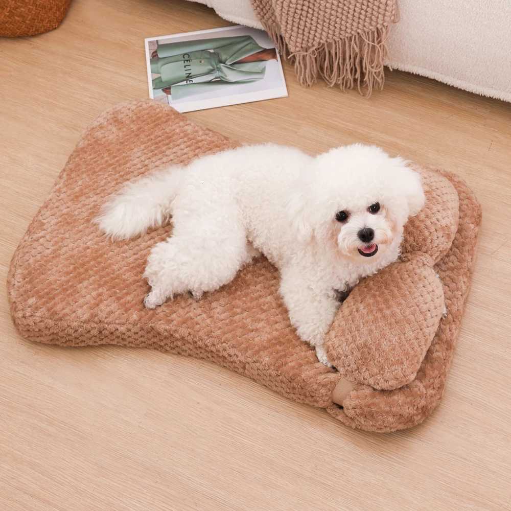 Full Filling Medium Dog Bed Winter Warm Small Cat Sofa Mat Elastic Puppy Kennel Dog Sofa Mat Accessories with Detachable M251217