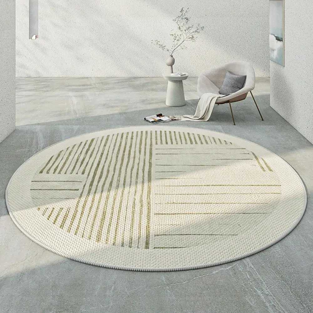 Soundproof And Dirty-resistant Round Carpet Off Cputer E-sports Swivel Chair Rocking Table Study Bench Bedro Floor Mat Y251216