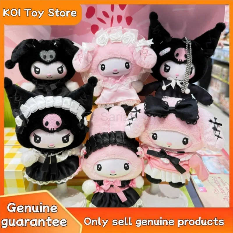 Sanrio Genuine Kuromi Melody Angel Garden Series Vinyl Plush Blind Box Kawaii Mystery Box Pendants Doll Decor Toys Girl BirthdayGifts H251217