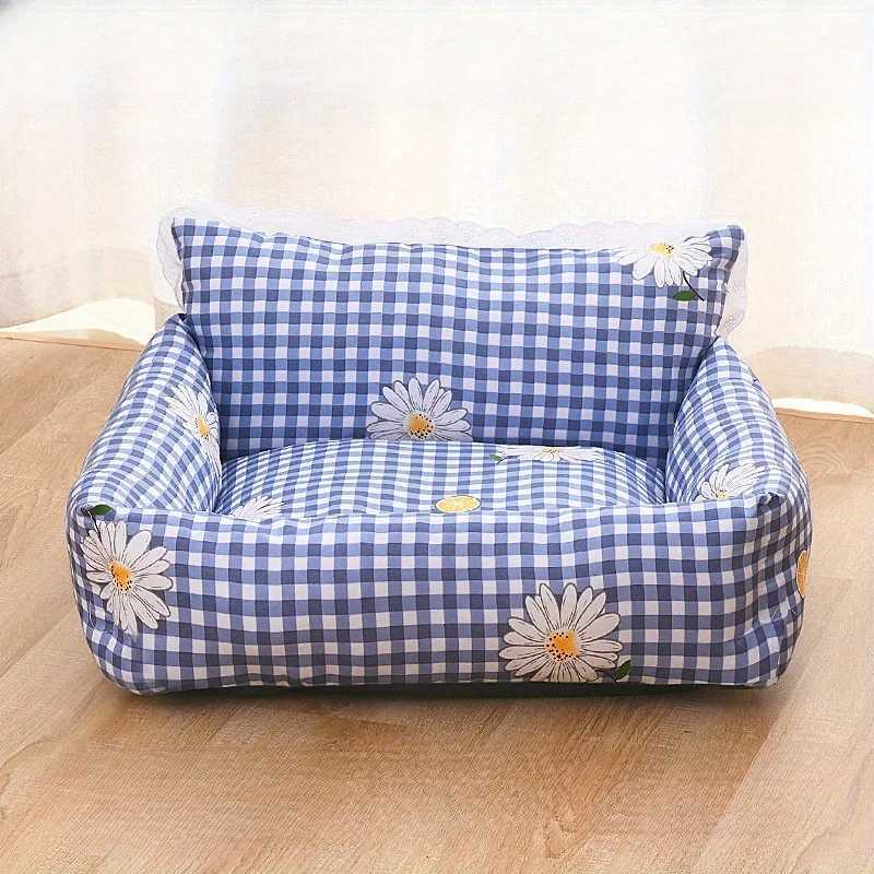 Baisher Cozy Pet Sofa Bed for Cats Dogs - Thick Warm Memory Foam Nest with Anti-Stain Polyester Cover M251217