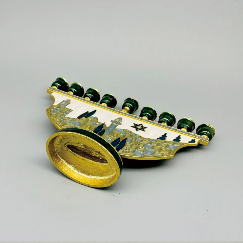 Candle Holders 9 Branch Holder For Hanukkah Menorah Candelabrum Head Candlestick Stand Christmas Party Wedding Celebration Decor XJ260305