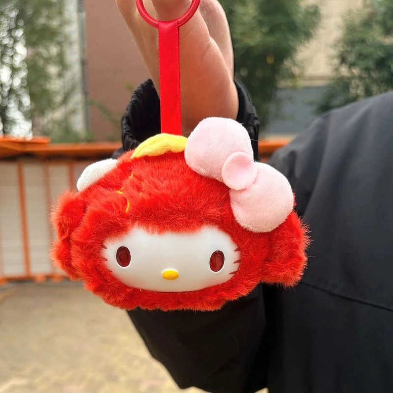 Sanrio New Hello Kitty Lucky Koi Plush Blind Box - Trendy Soft Surprise Doll Viny Face Pendant Relaxing Toys For Christmas Lovely Gift H251217