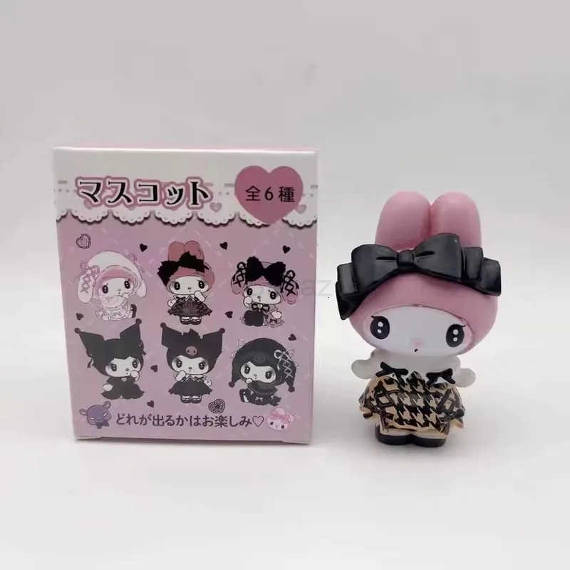 Sanrio Blind Box Kuromi My Melody Cartoon Character Figures Dolls Surprise Bag Cute Model Fans Collection Toy H251217