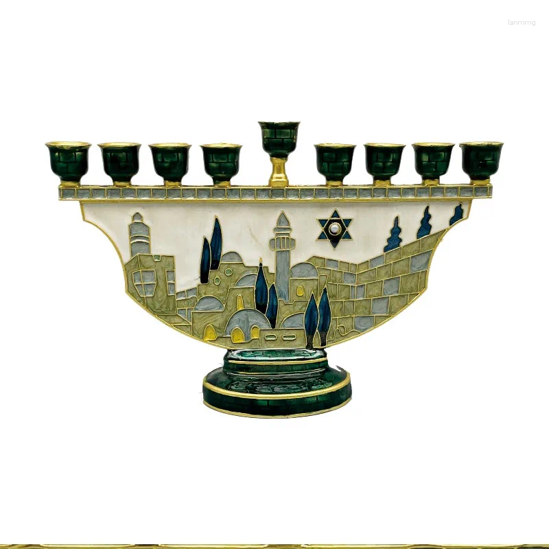 Candle Holders 9 Branch Holder For Hanukkah Menorah Candelabrum Head Candlestick Stand Christmas Party Wedding Celebration Decor XJ260305