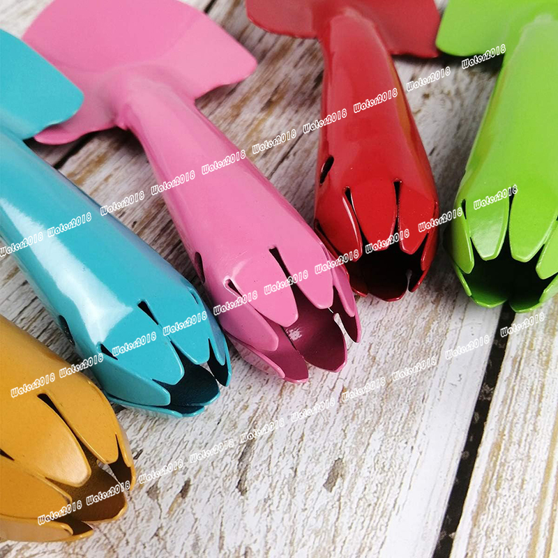 Mini Colorful Trowel Metal Garden Hand Shovels Garden Tools For Kids Teens Adults Soil Planting Sand Box 2.6 x 1.2 x 7.7 inches