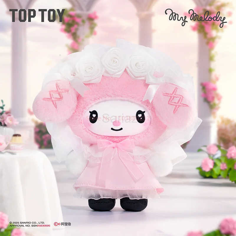Sanrio New Toptoy Family Angel Garden Series Vinyl Blind Box Tidy Play Kuromi melody Girl Gift Stock Authentic pendant H251217