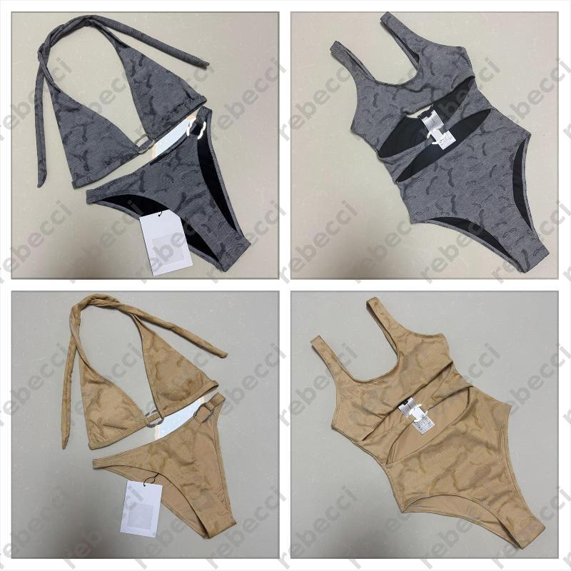 swimsuits designer womens bathing suit hollow jacquard one-piece swimwear classic letter print swimsuit sexy bikini vacation swim suit S-XL CSD2512171