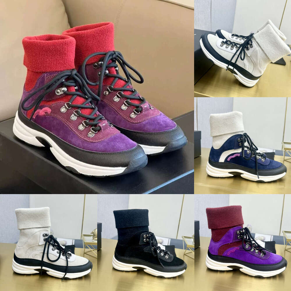 top quality winter sneaker snow Martin Designer shoe woman Luxury Ankle Boots comfortable track trainer Fashion booties Lady Leather boot Casual sock sport shoes