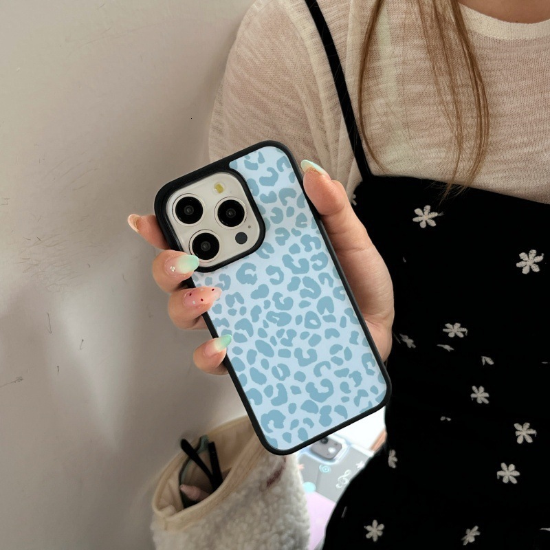 Back Sticker Push-Pull KT Band-Aid Bracket Suitable for iPhone 17 Pro Max Apple 16 Leopard Print Phone Case 15 Skin Feel