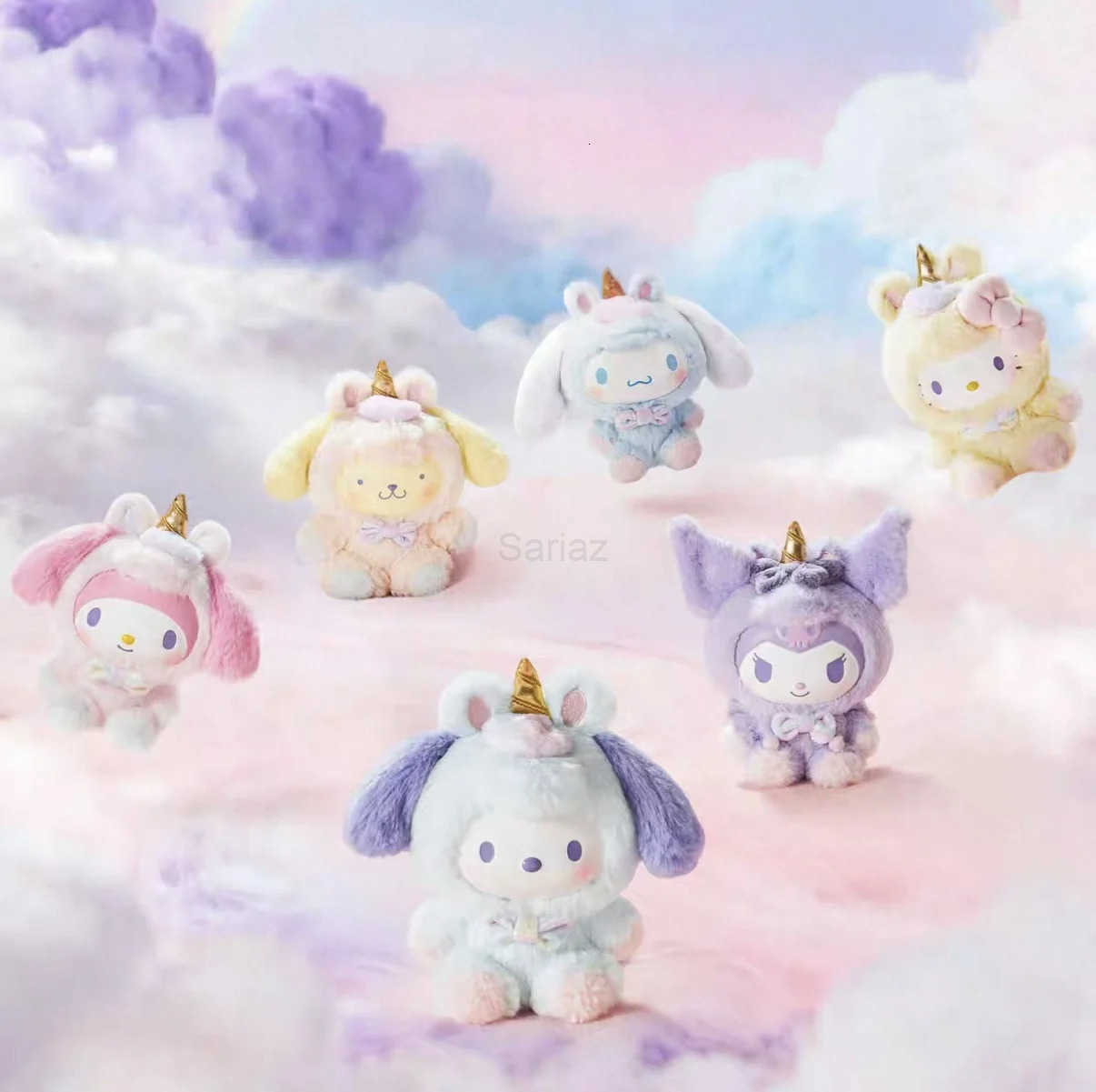 Sanrio Dream Unicorn Series Plush Toy Blind Box Cute Surprise Collectible Doll Trendy Gift for Girls H251217