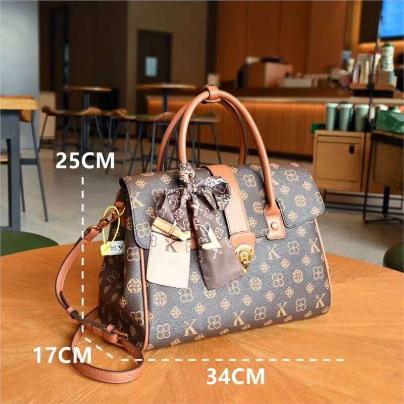 Light luxury brand women's new fashion versatile high-end handbag large capacity trendy single shoulder crossbody bag
