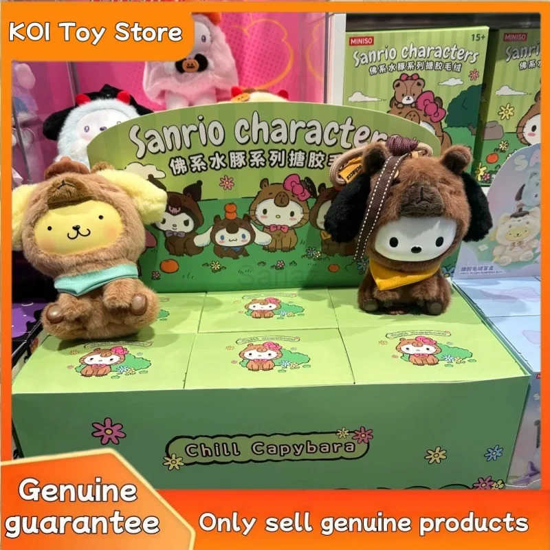 Sanrio New Genuine Miniso Characters Buddha Series Dolphin Series Vinyl Blind Box Cute Mystery Box Girl Friend Birthday Gifts H251217