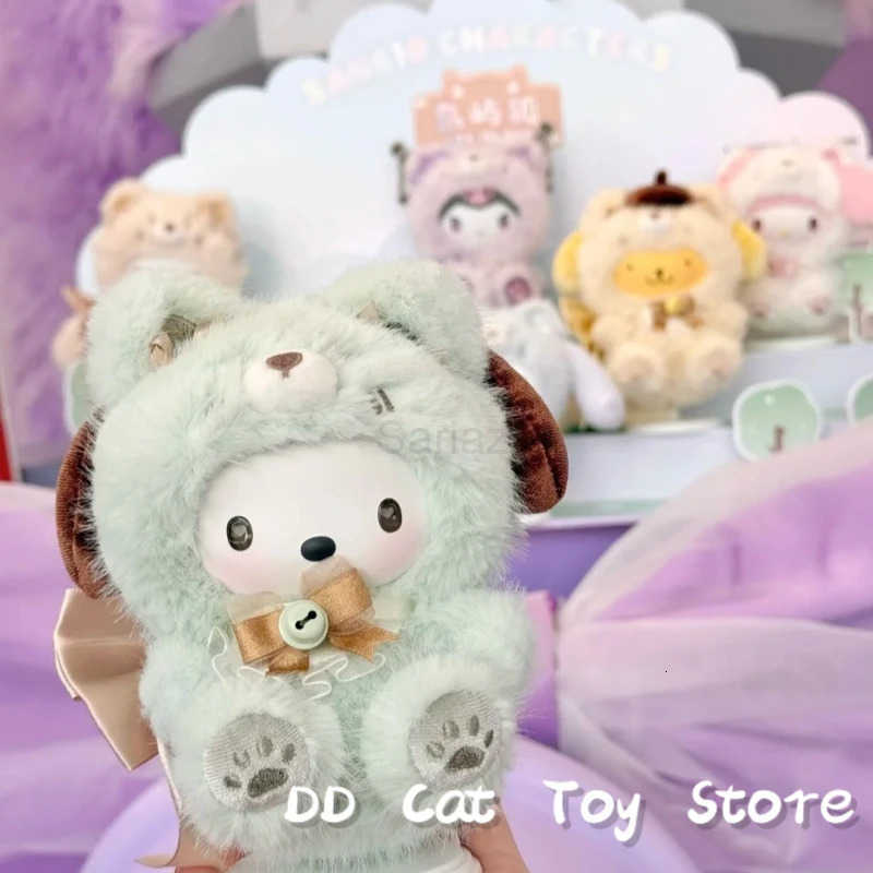 Sanrio Genuine Island Fox Series Plush Vinyl Blind Box Kawaii Kt Kuromi Mylody Figure Mystery Box Bag Pendant Surprise Xmax Gift H251217