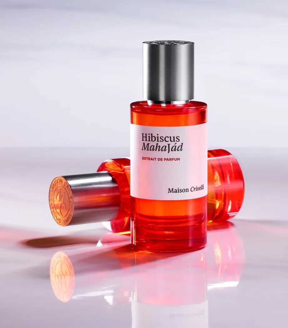 Maison Crivelli Hibiscus Mahajad Extrait de Parfum Vibrant Red Bottle Rich Floral Scent Unisex Fragrance C251217