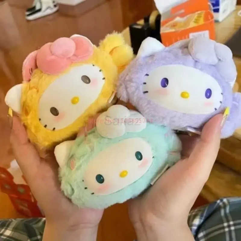 Sanrio Lucky Koi Scries New Hello Kitty Plush Blind Box Relaxing Toys Viny Face Pendant Trendy Soft Surprise Doll Christmas Gift H251217