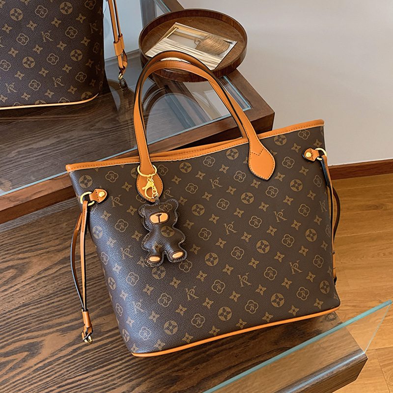 Free Shipping New Fashion Old Flower Tote Bag High Quality Female Bag Large Capacity Handbag Shoulder Bag