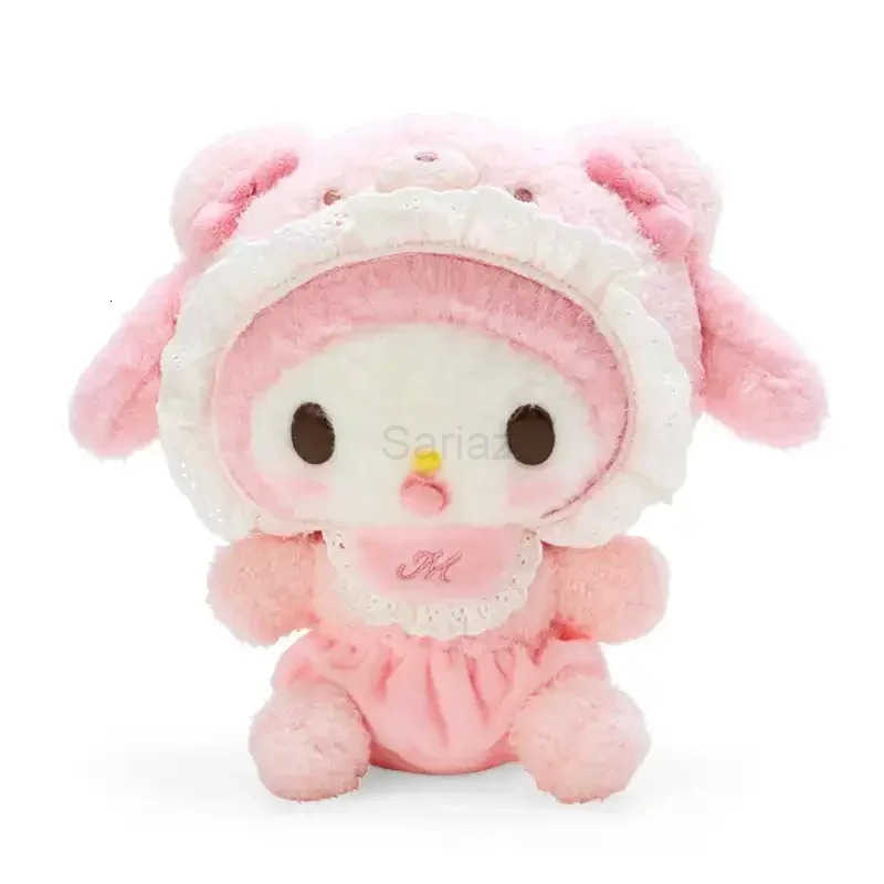 Sanrio Miniso Cinnamoroll Melody Kuromi Pochacco Plush Doll Hello Kitty Latte Bear Series Stuffed Plushine Toy Brithday Gifts H251217