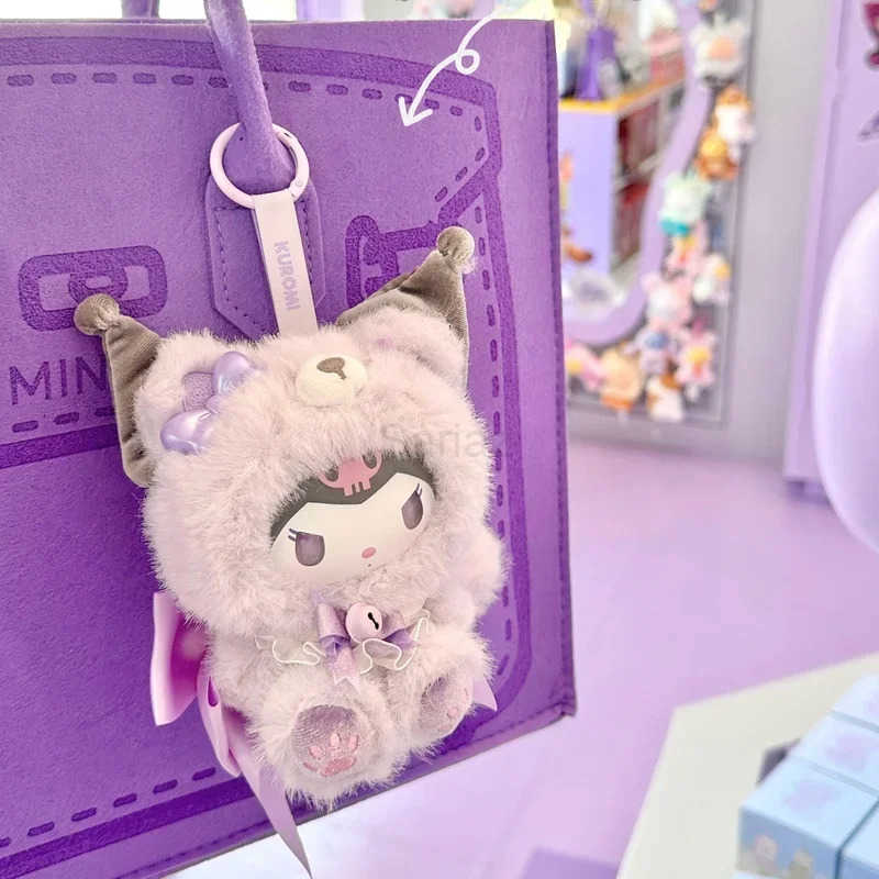 Sanrio MINISO Character Fox Island Series Vinyl Blind Box Cinnamoroll Kuromi Plush Mystery Bag Pendant Melody Surprise Toys H251217