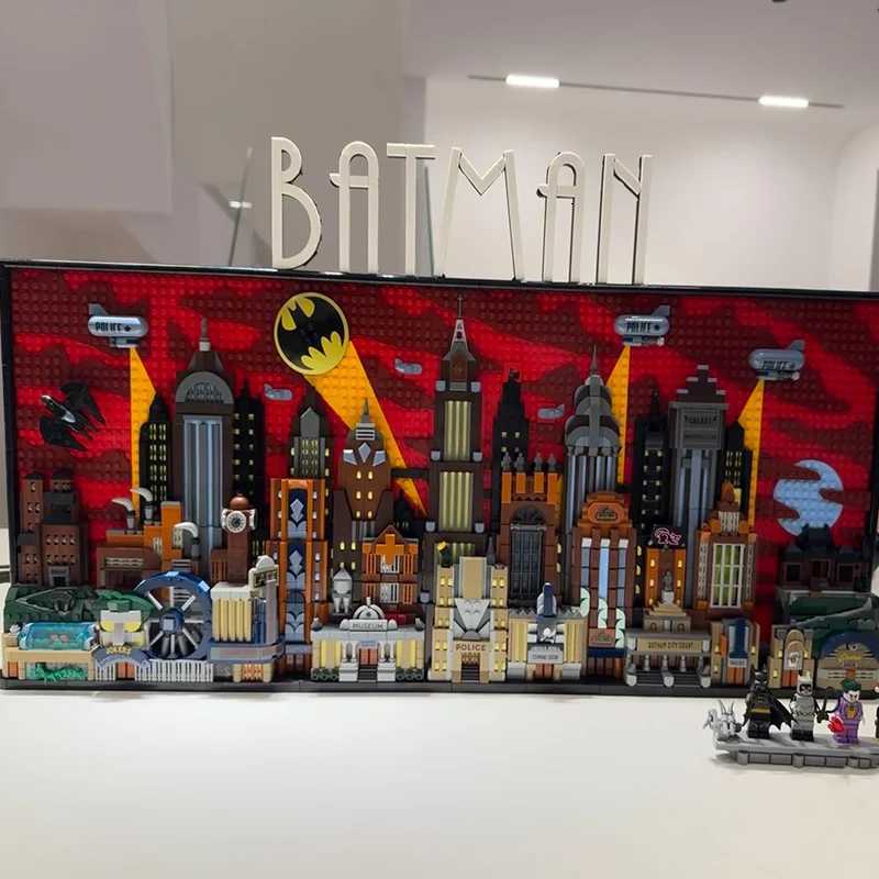 2025 New 76271 The Animated Series Gotham CiTY Building Blocks Toy Advanced Ornamental Wall H Christmas gift X251216