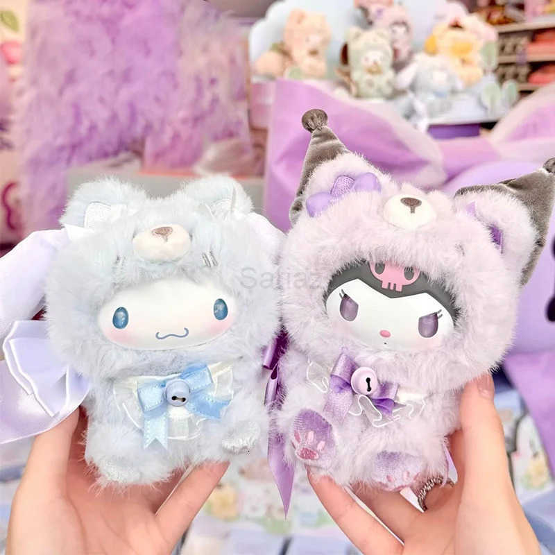 Sanrio IN STOCK Characters Fox Island Blind Box Cinnamoroll Kuromi Vinly Plush Pendant Bag Anime Doll Keychain Mystery Box Toys H251217