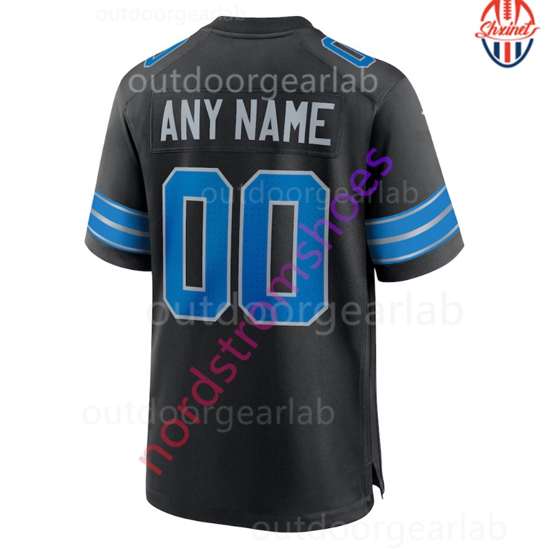 Jahmyr Gibbs 14 Amon-Ra St. Brown Football Jersey Isaac TeSlaa Sam LaPorta Barry Sanders Jared Goff Jameson Williams Penei Sewell Brian Branch David for sale