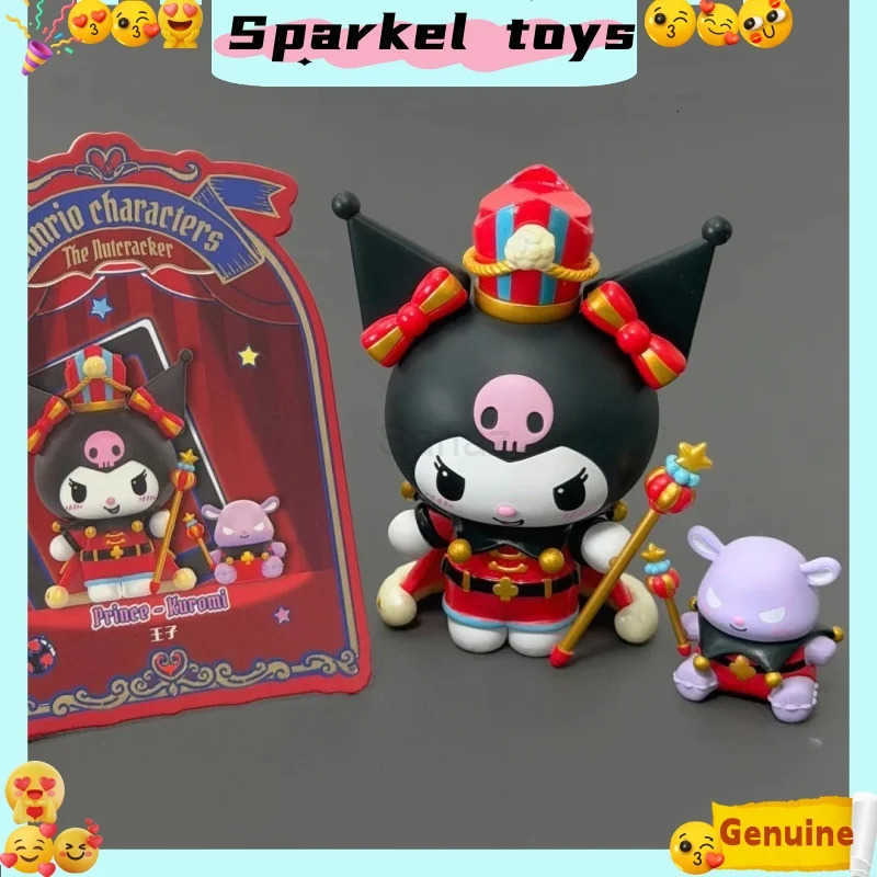 Sanrio Genuine The Nutcracker Series Blind Box Trendy Collect Figurines Kawaii Ornament Model Toys Mystery Box Figure Gifts H251217