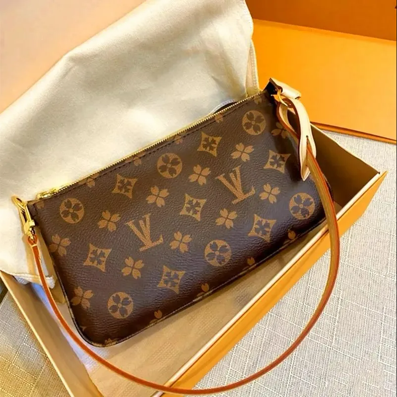 10A Designer Bag Underarm Mahjong Bag Classic Brown Flower Chain Small Retro Single Shoulder Bags Crossbody Carrying Women louisvuinton Tote Bag Clutch Bag
