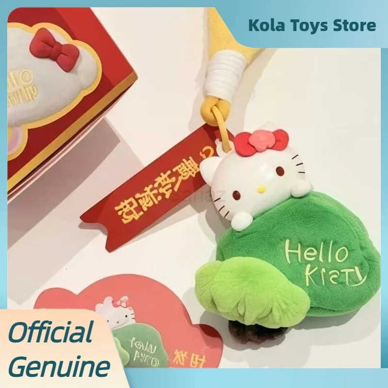 Sanrio Genuine Hellokitty Happy New Year Series Blind Box Cute Lucky Aromatherapy Pendant Dolls Kitty Mystery Box Toys Birthday Gift H251217