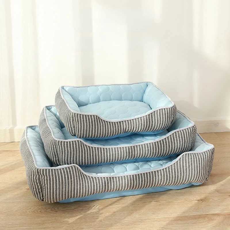 Dogs and Cats Nest Summer Pet Cool Feeling Deep Sleep Ice Silk Cool Nest Pet Cooling Nest Summer Pet Supplies M251217
