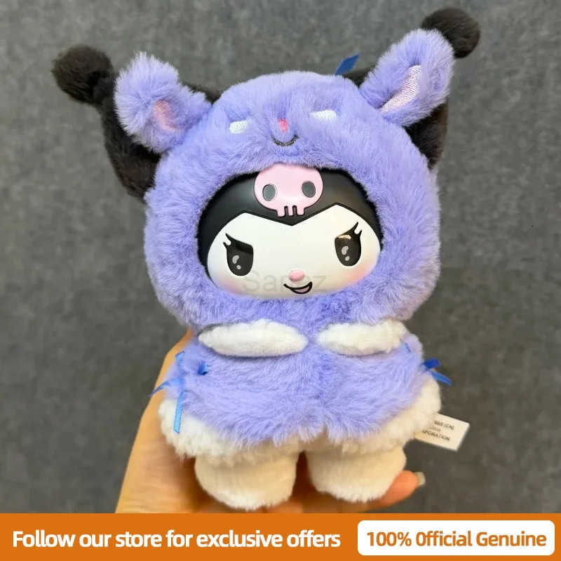 Sanrio Genuine New Small Cloak Series Vinyl Plush Keychain Blind Box Surprise Box Trendy Toy Gift Desktop Decoration H251217
