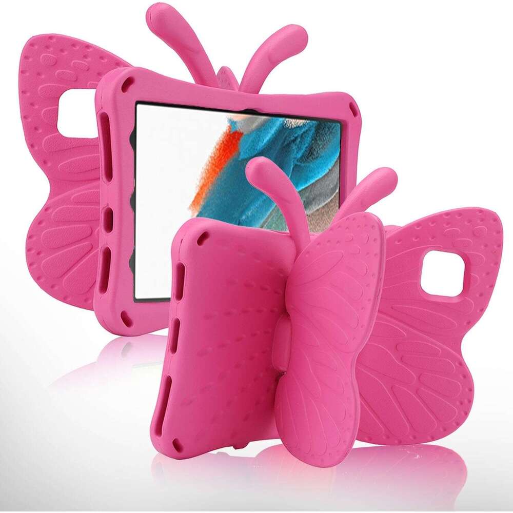 Simicoo T-Mobile Tab 2 5G 10.1 inch 2025 Cute Butterfly Case with Stand Girl Light Weight EVA Rugged Shockproof Full Kids Friendly Kid Pro Tablet Cover for
