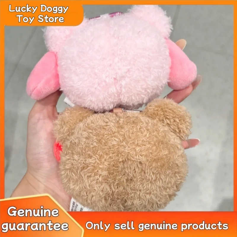 Sanrio New Original Family Velvet Bear Vinyl Pendant Blind Box Cute Trendy Hellokitty Toy Mystery Girl Birthday Christmas Gift H251217