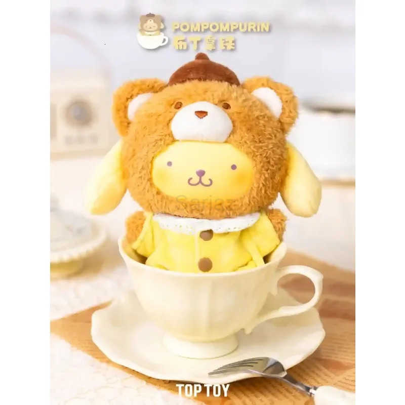 Sanrio Authentic Toptoy Velvet Plush Latte Baby Series Blind Box Trendy Handmade Doll Birthday Gift For GirlS Favorite H251217